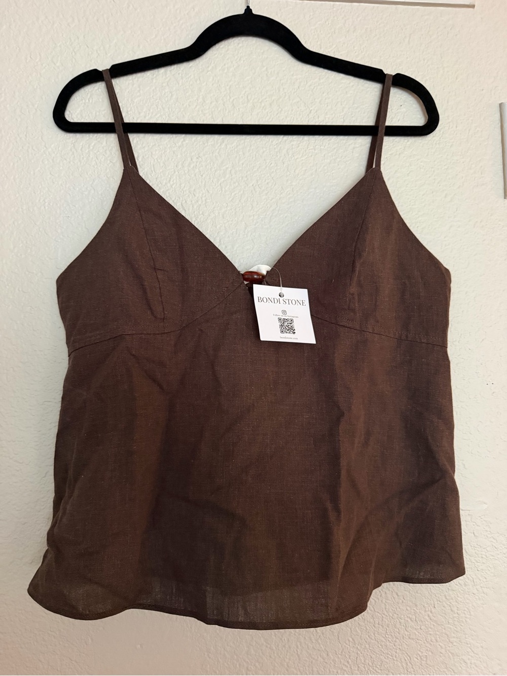 NWT Brown Going Out Tank Top